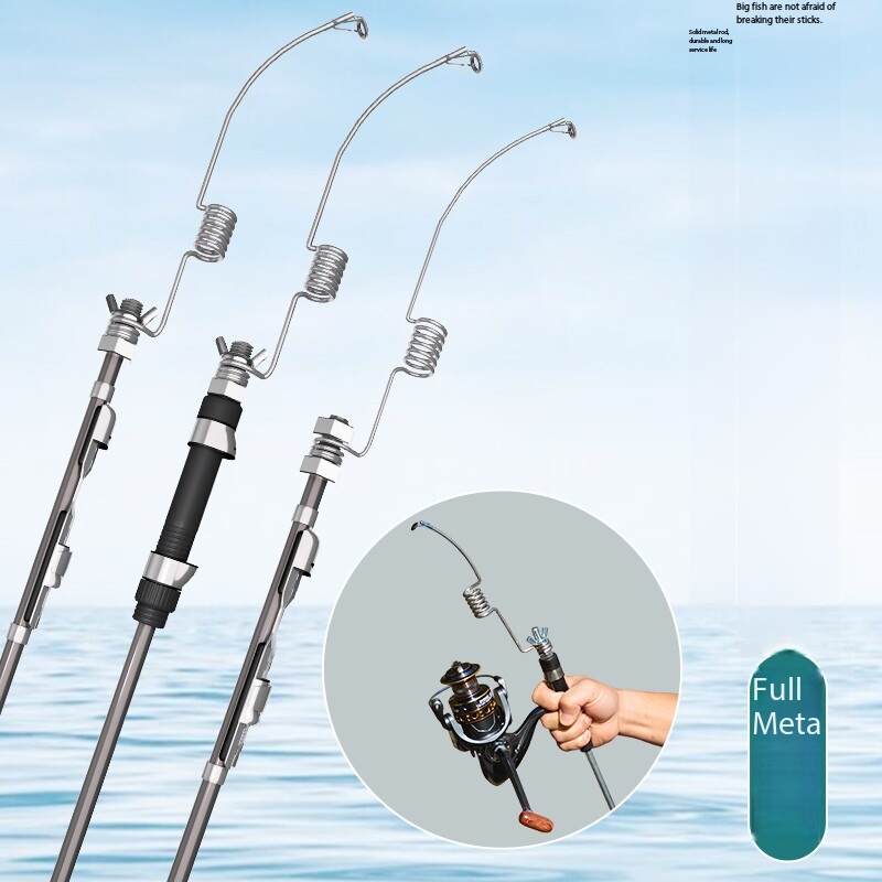 Ice Fishing Reel - Veerhengel Mini Draagbare Eendelige Metalen Ultrakorte