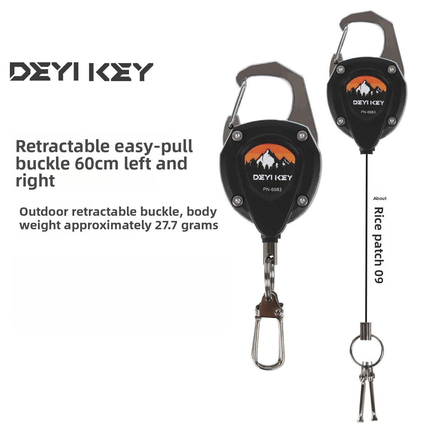 Intrekbare sleutelhanger Heavy - Conventional Reel recensie en prijs