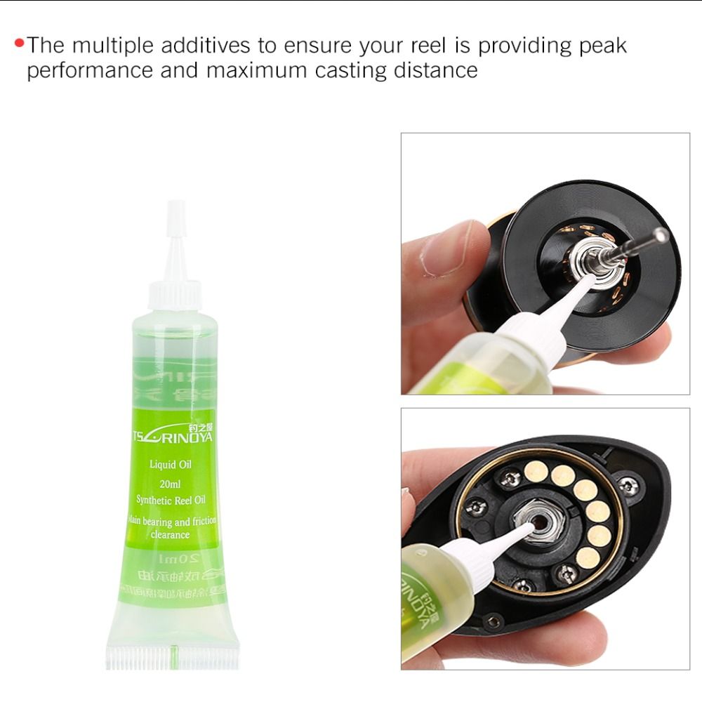 1 set Compressieweerstand Spin - Reel Lubricant recensie en prijs